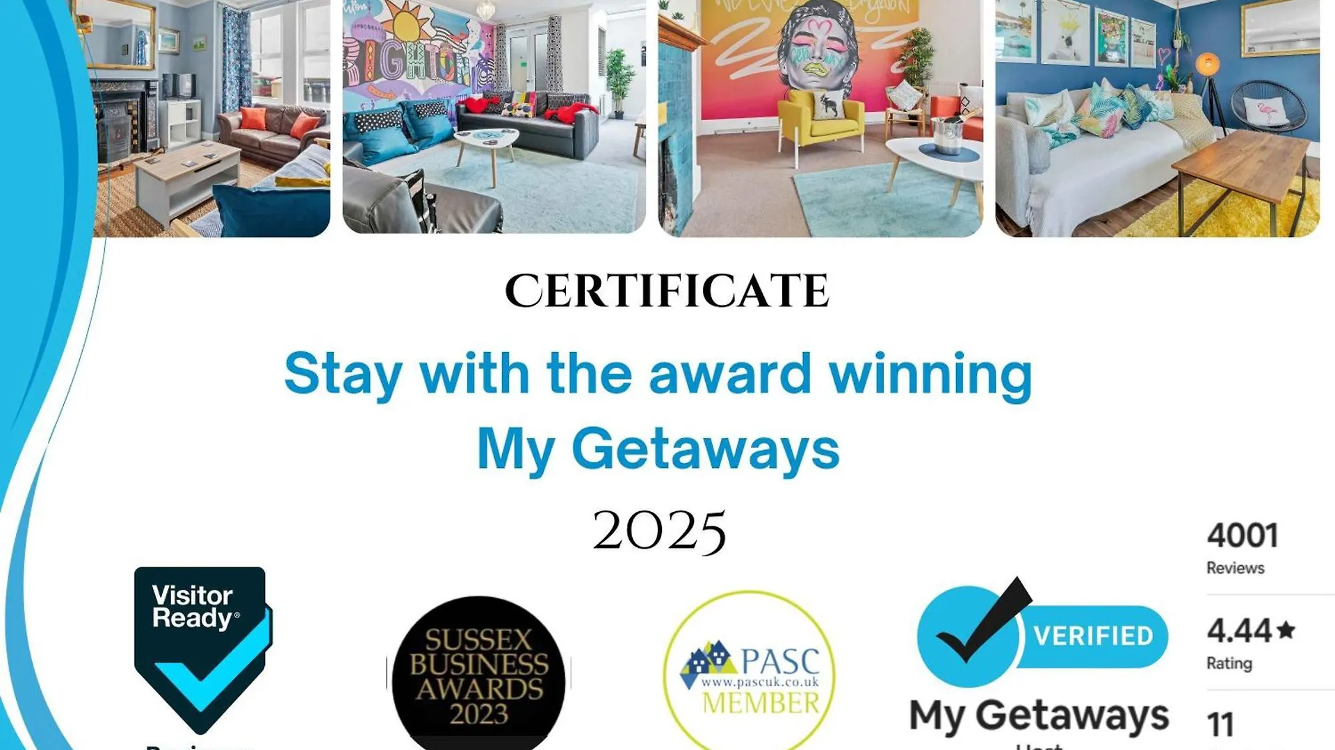 Buzzing Brighton Apartment 6 By My Getaways